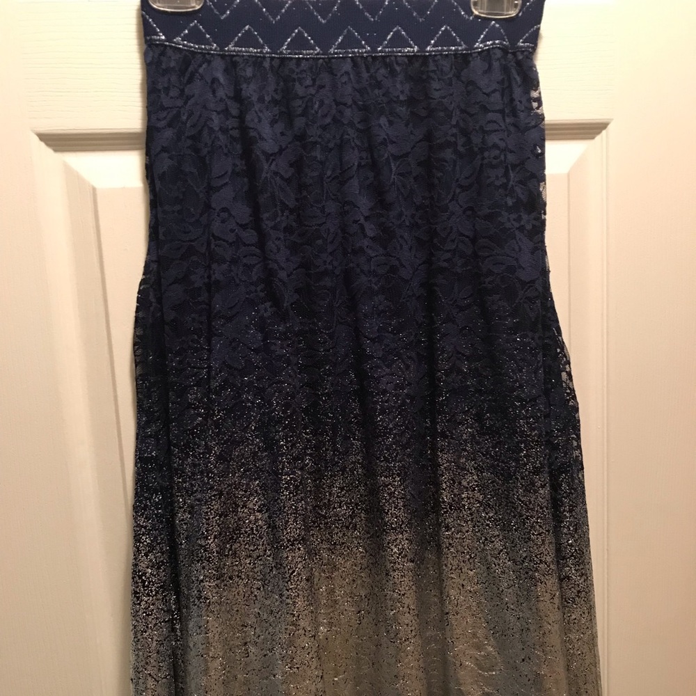 Elegant collection Lola ombré lace skirt